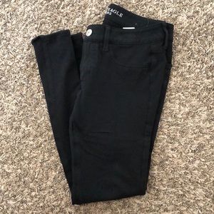 American Eagle Super Stretch Black Pants